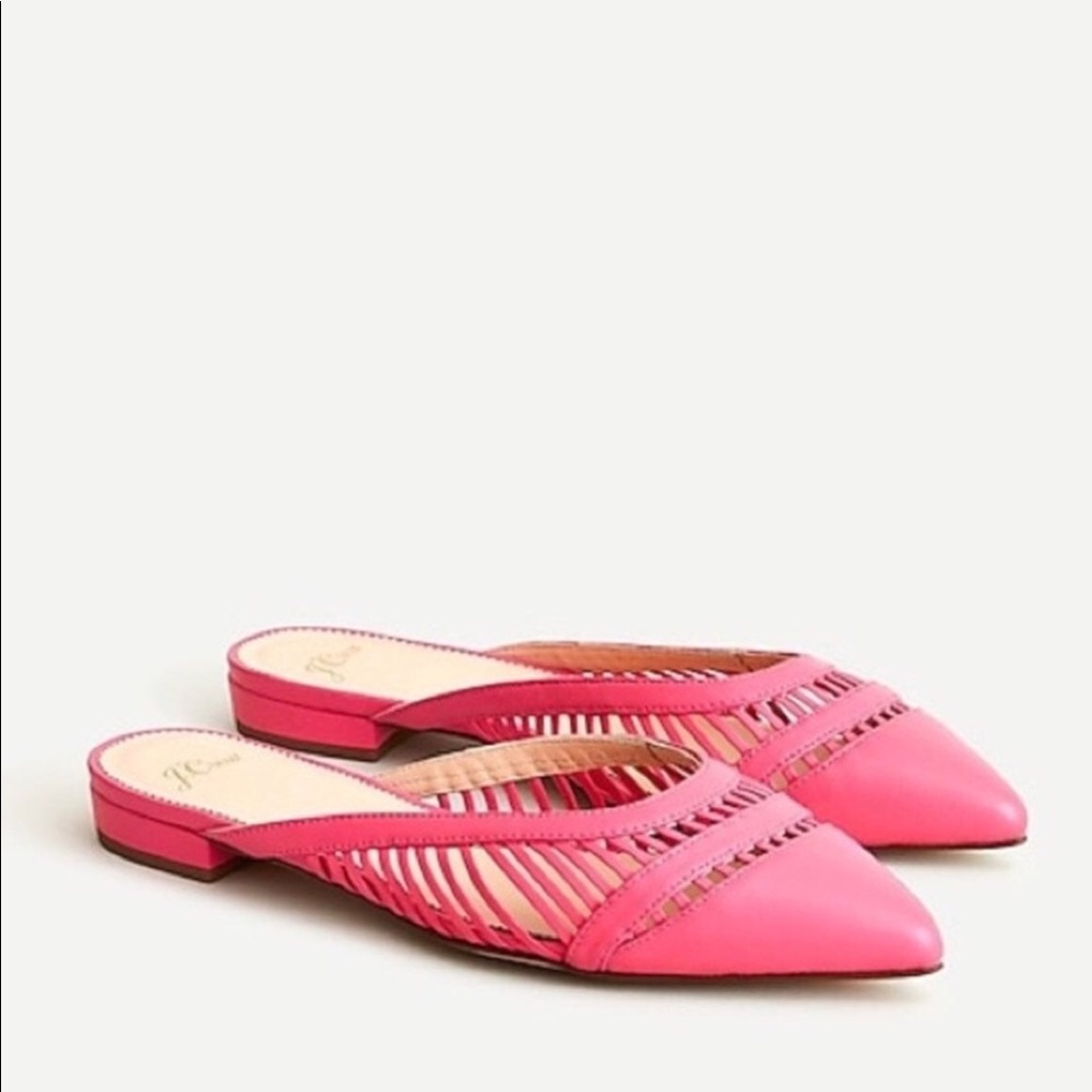 Leather Cage Gwen Mule